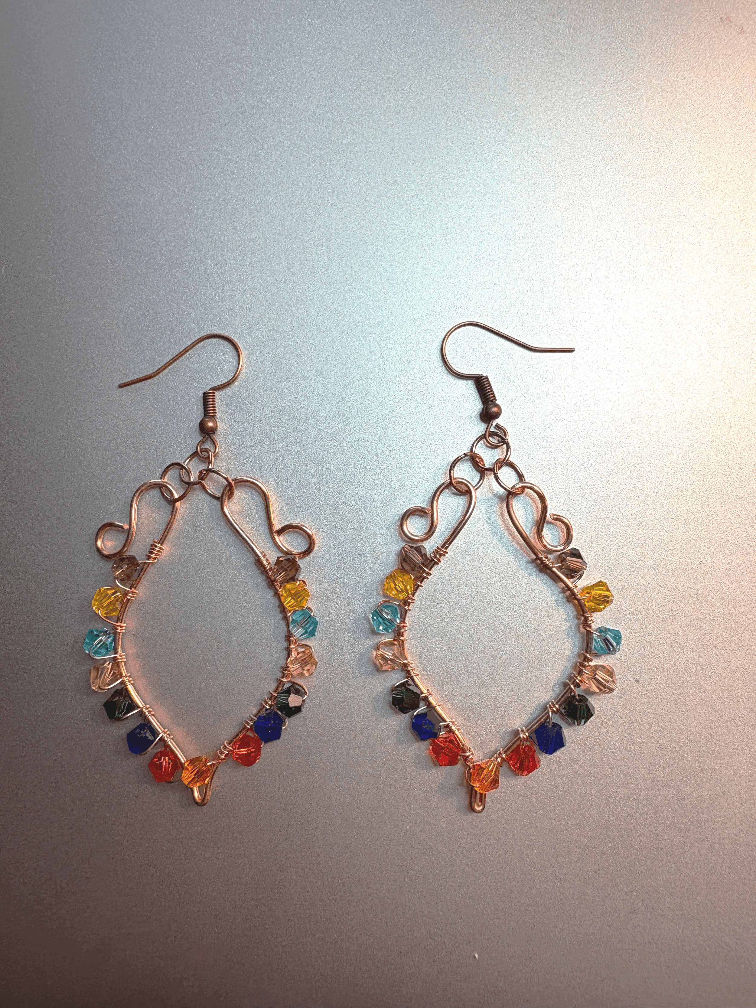 Two Sets of Earrings Wire Wrap Class