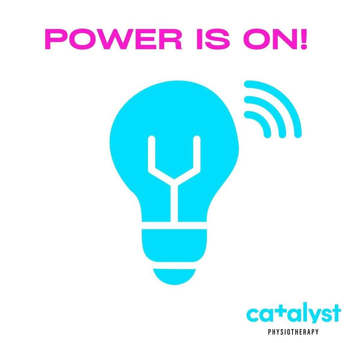 🔋🔌 POWER IS BACK ON 🔌🔋

Our phones are now back up and running! 📞

If you are not able to make your appointment, please reach out asap!

(902) 444-PLUS