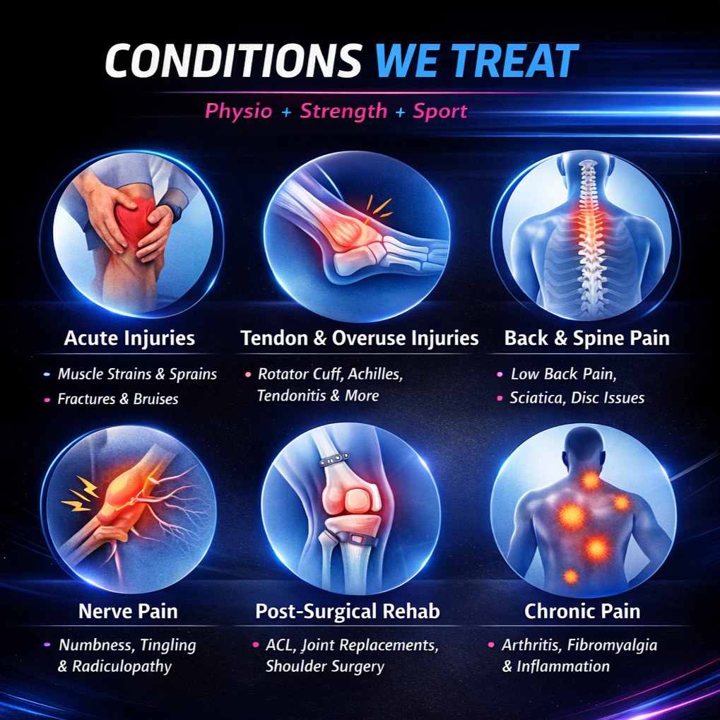 Conditions We Treat at Catalyst Physiotherapy