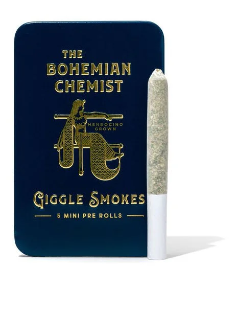 Giggle Smokes Mini Tin Pre-Rolls: Blue Dream ~ Sativa / Hybrid