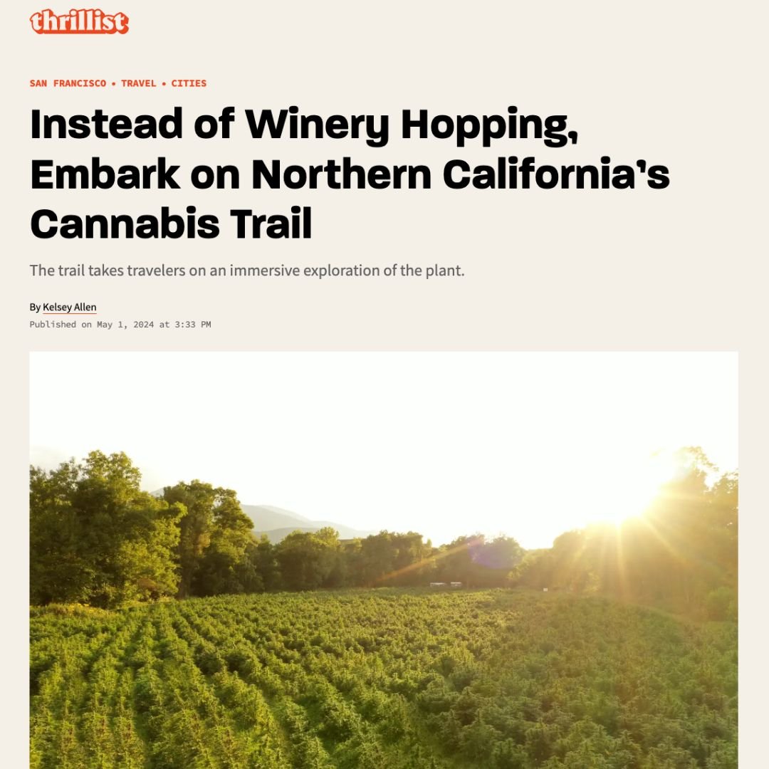 A sweet little mention in @thrillist latest article on the alternative to wine hopping 🌱 
Embark on the trail north and discover the lesser-known &quot;spiritual sibling&quot; of wine. 

#thrllist #andersonvalley #mendocinocounty #thebohemianchemist