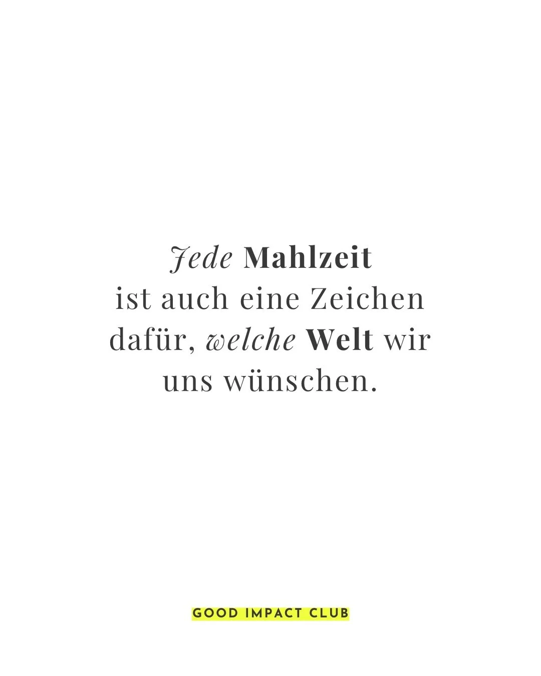 Ich mach&rsquo;s kurz und schmerzlos: 

Animals are not made for cage. 

Doch 99 % aller Tierprodukte stammen aus der Massentierhaltung, also aus St&auml;llen, die K&auml;fige sind. Und auch die poetische Alm &amp; Co sind letztendlich K&auml;fige - 