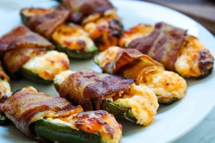 Bacon Wrapped Jalapeno Poppers