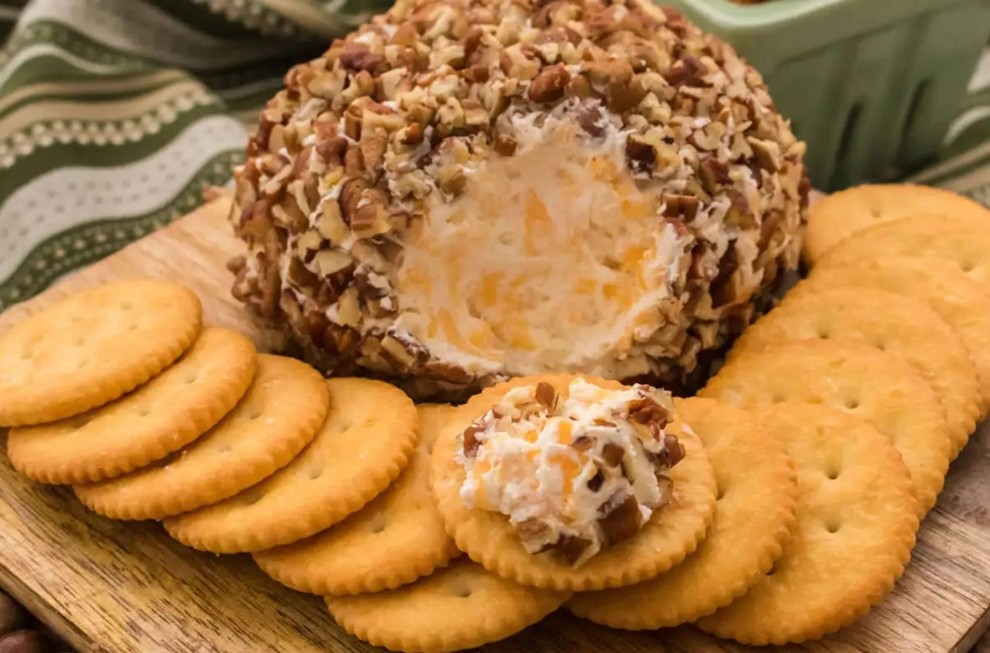 Homemade Double Cheese Ball