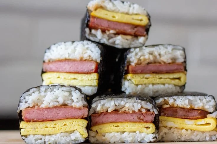Homemade Spam Musubi