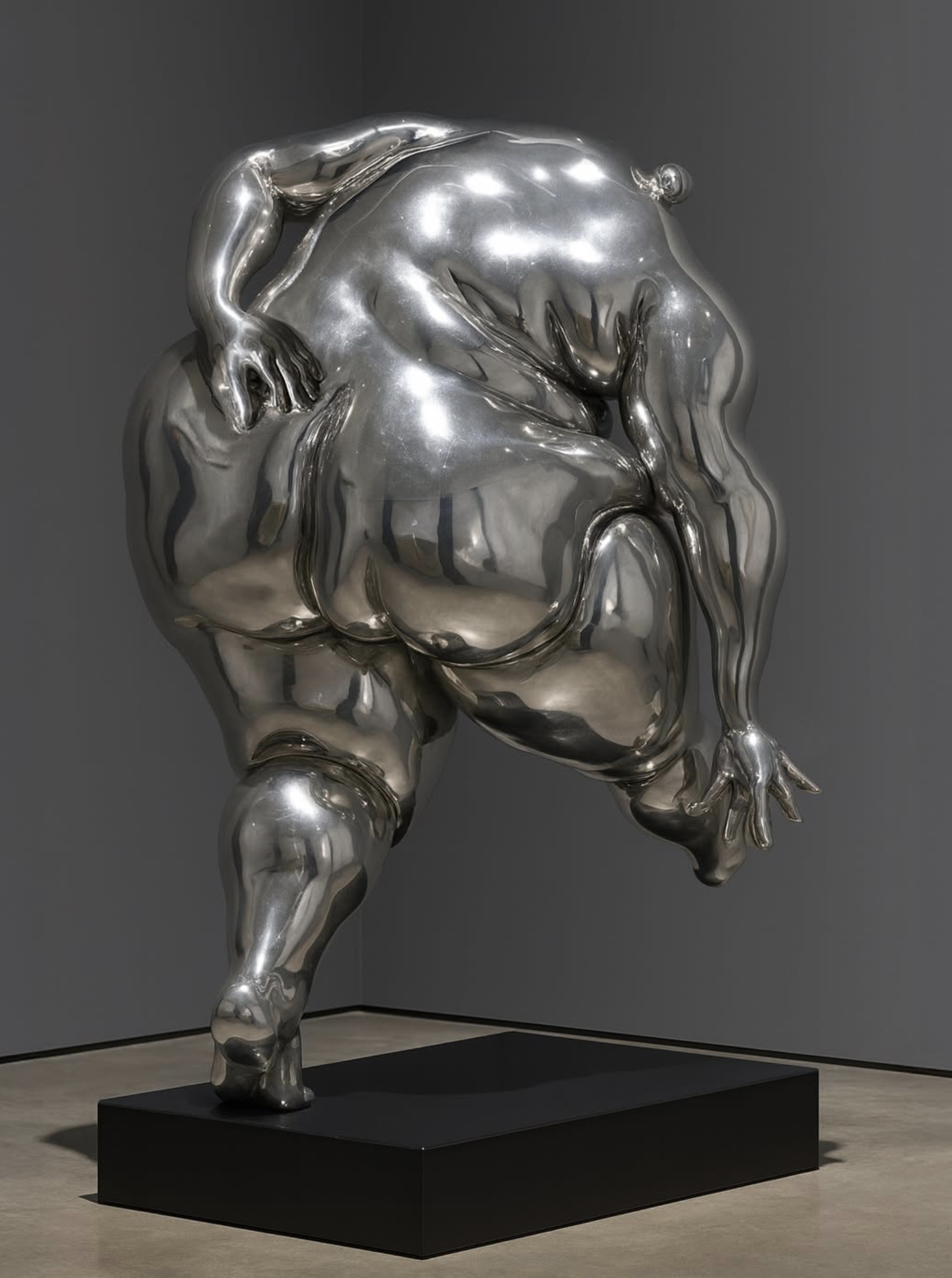 Pulchritudinous #1056 | Stainless Steel sculpture proposal | 5' 