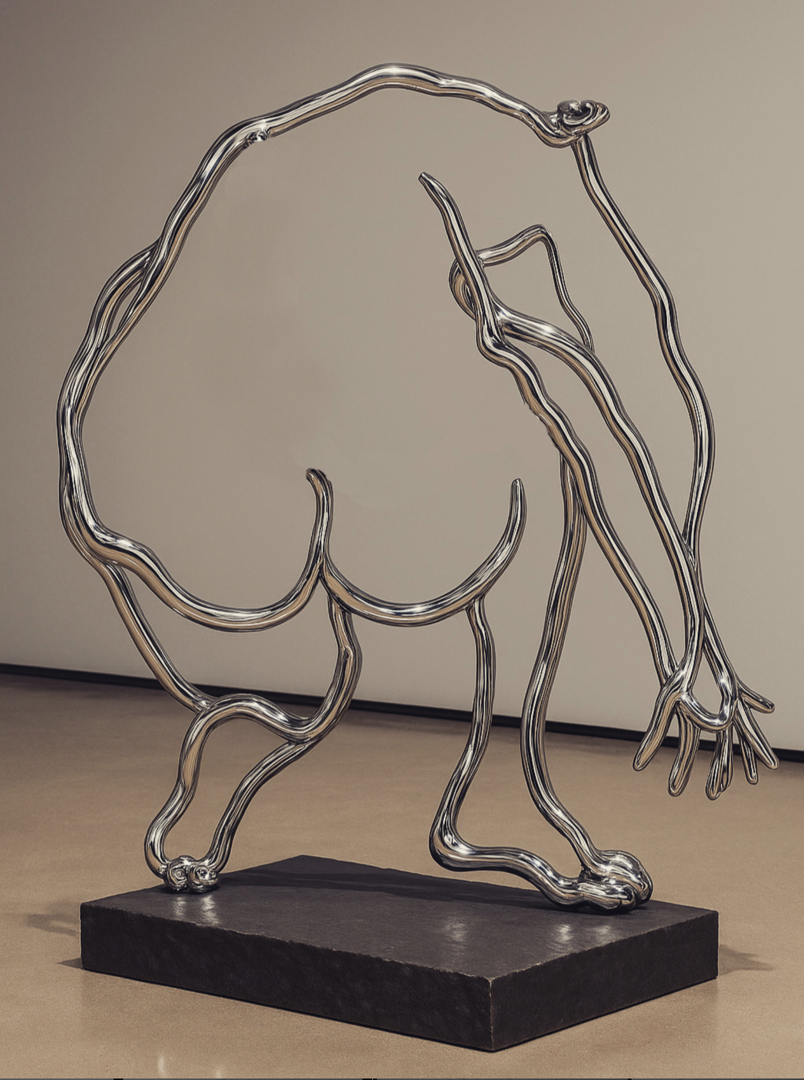 Pulchritudinous #1083 | Stainless Steel sculpture proposal | 5' 