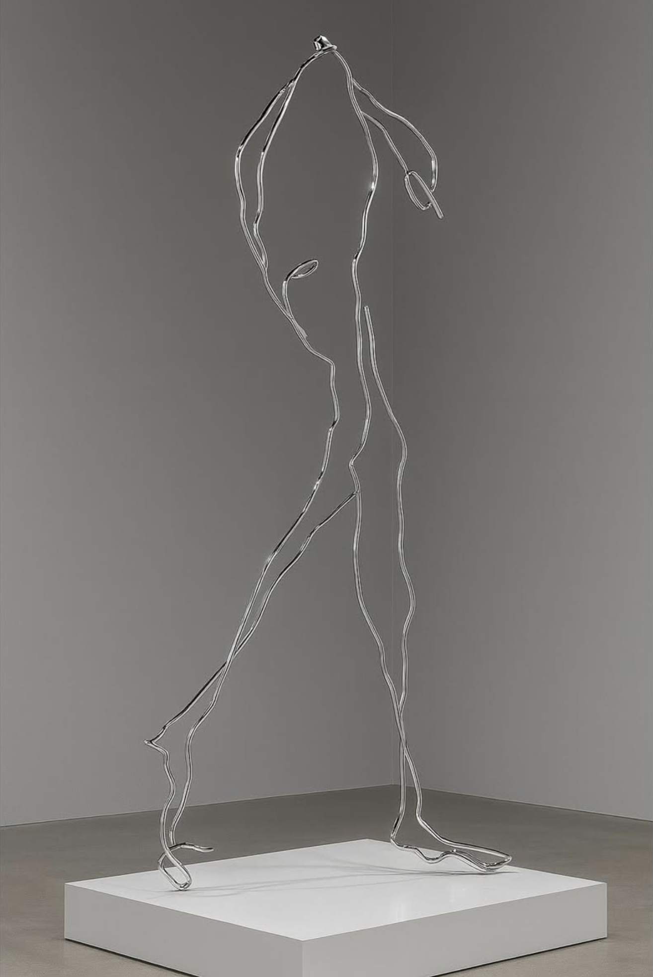 Pulchritudinous #1076 | Stainless Steel sculpture proposal | 7' 