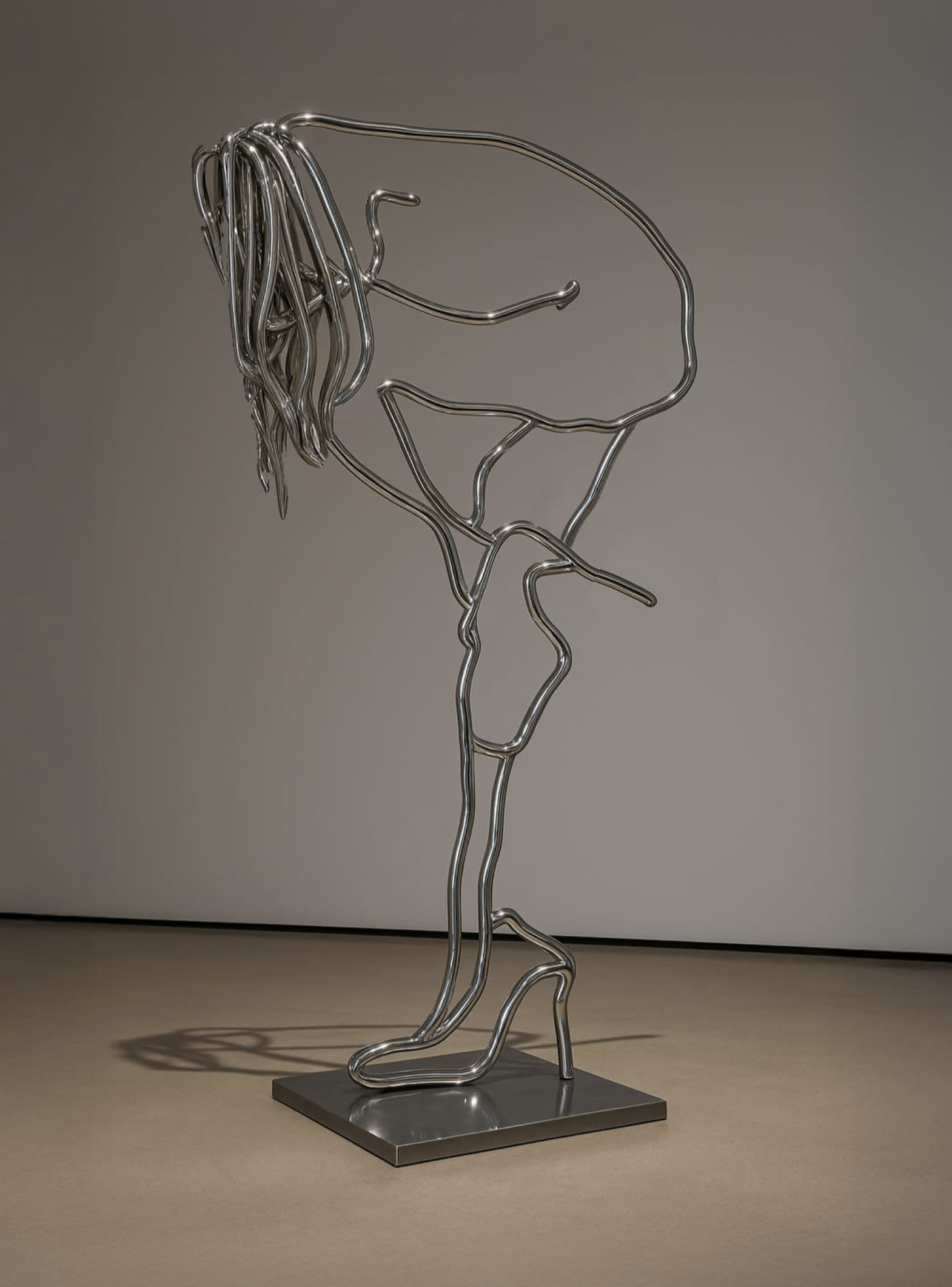Pulchritudinous #1088 | Stainless steel sculpture proposal  | 6'
