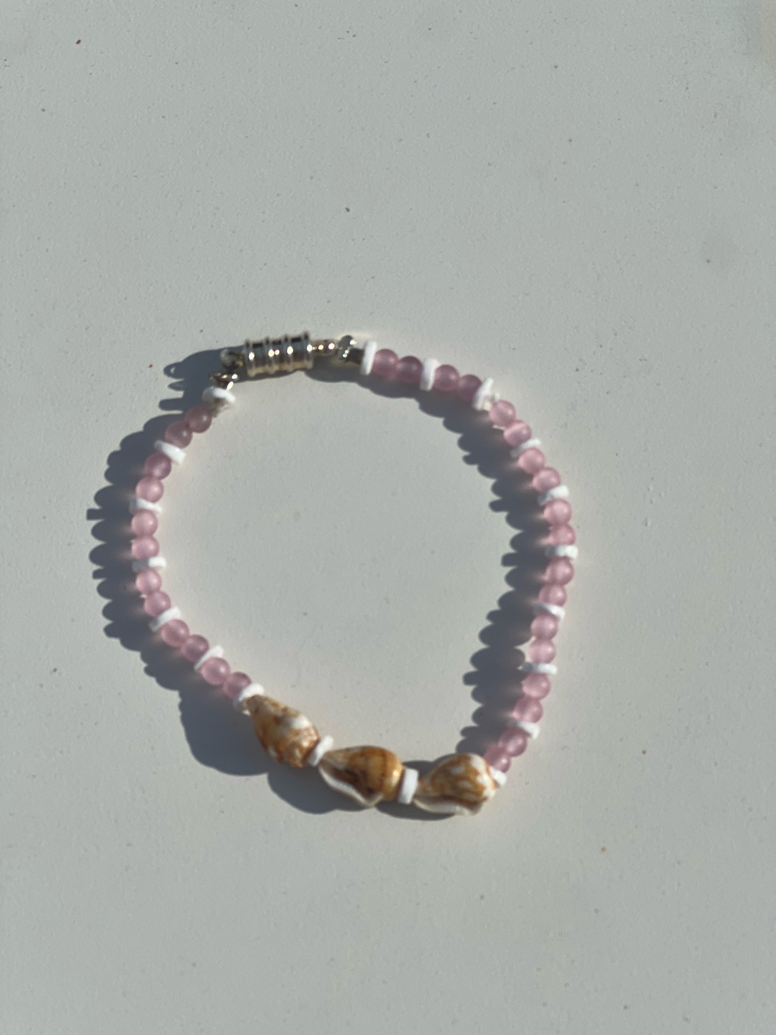 Pink Beaded Bracelet