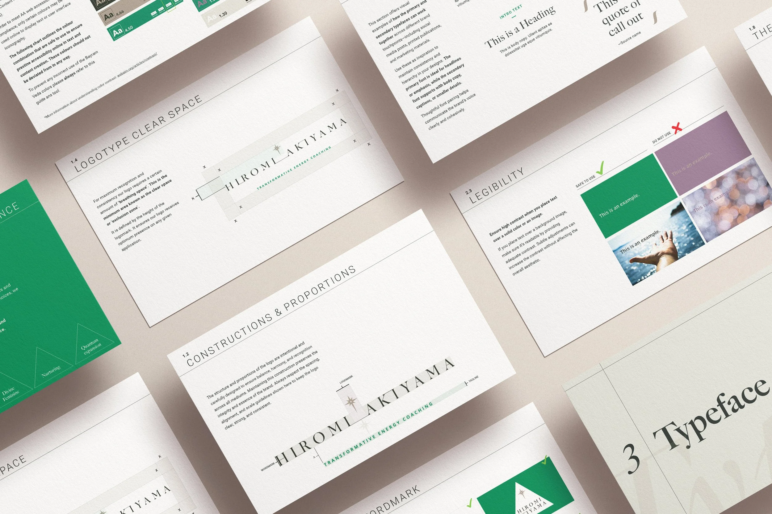 Brand guidelines branding for wellness practitioners