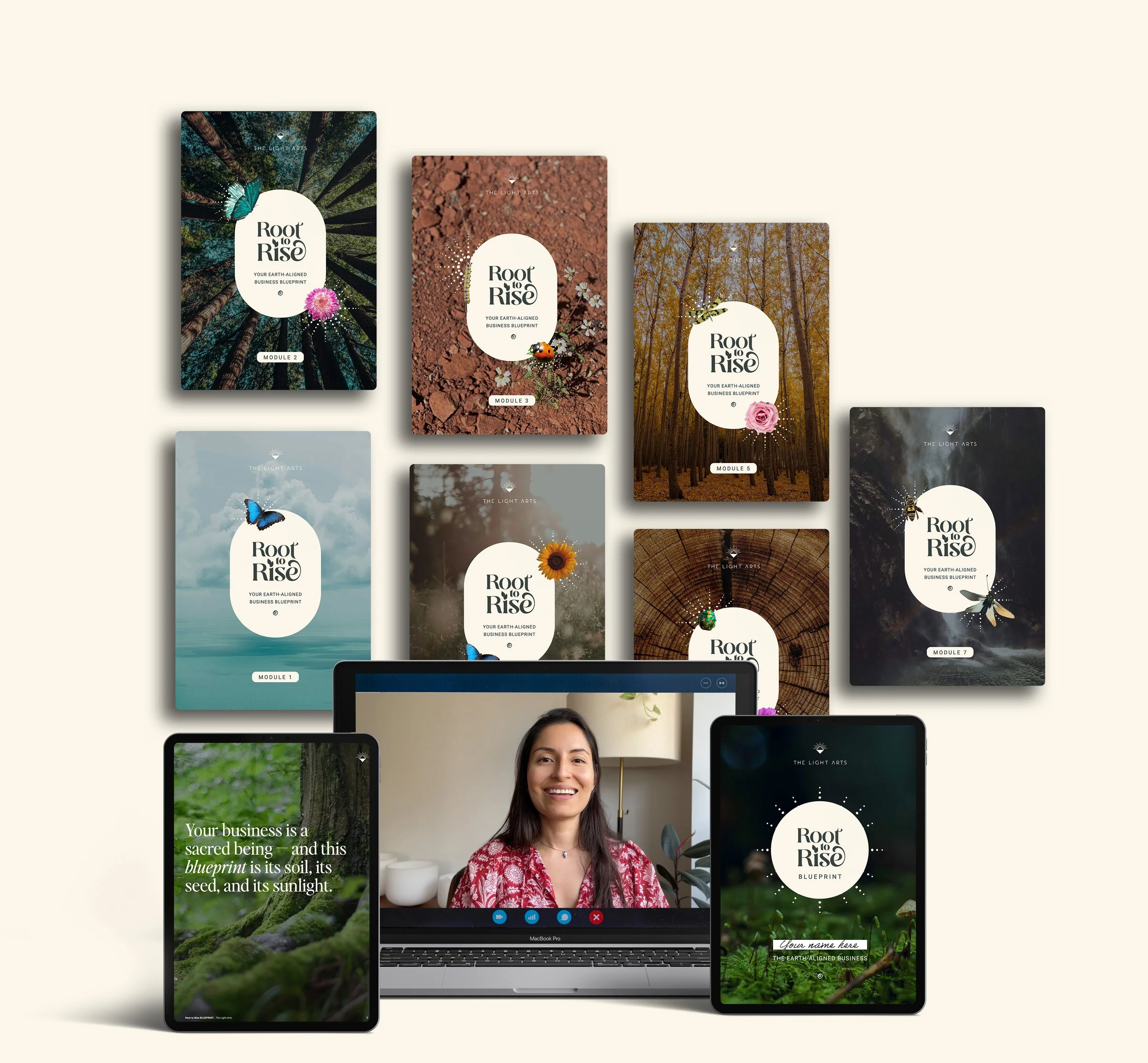 The Light Arts Design Root to Rise brand mentorship