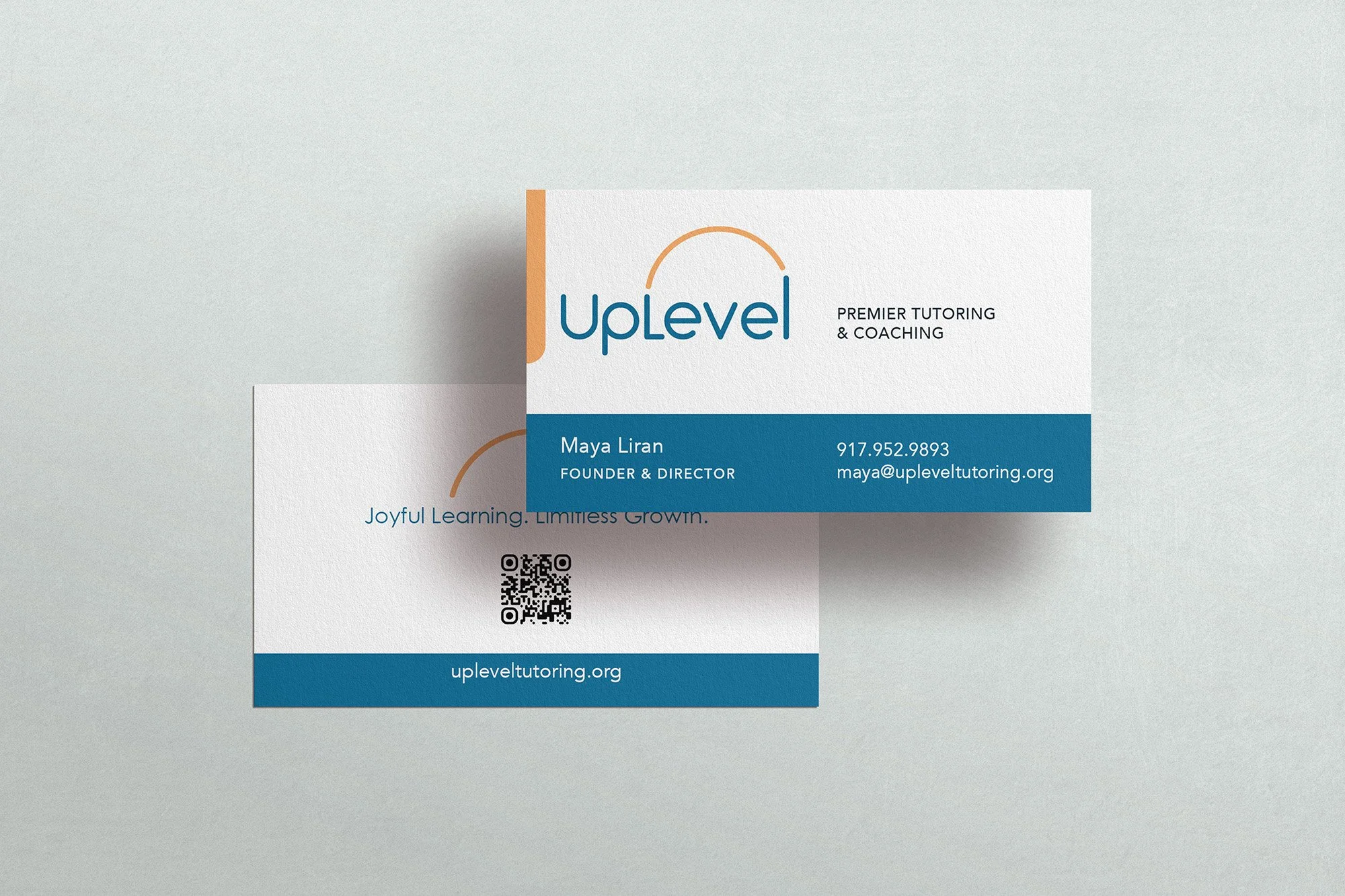 UpLevel Tutoring branded sticker design