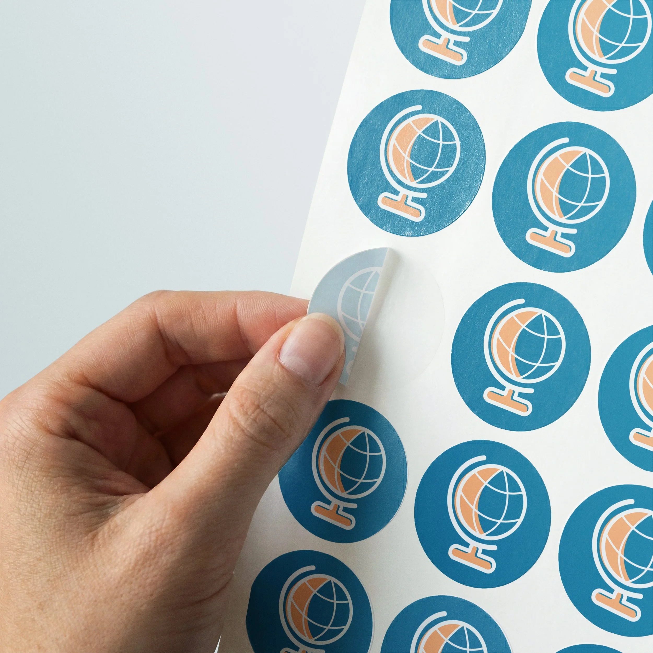 UpLevel Tutoring branded sticker design