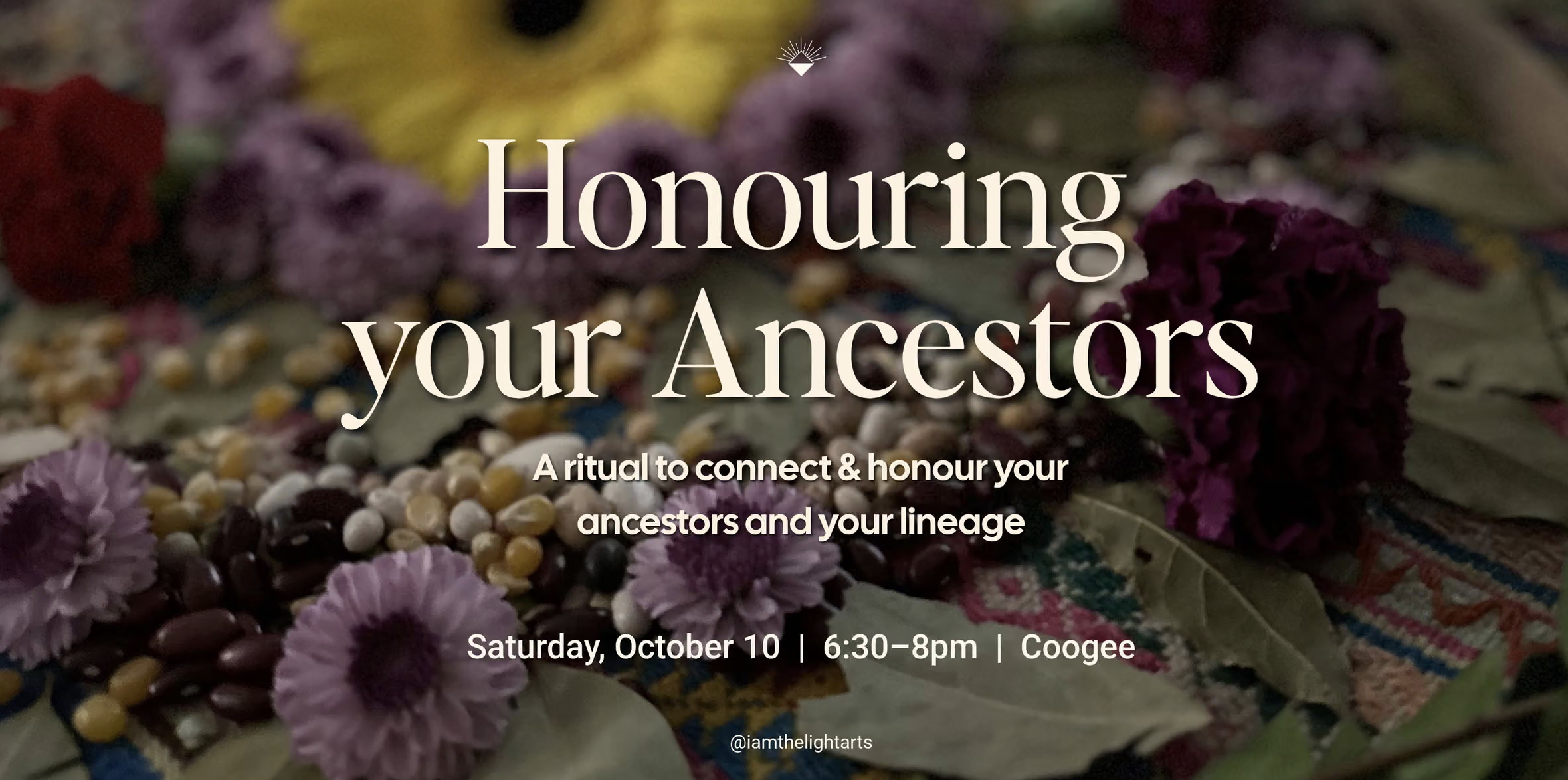 Honouring your Ancestors workshop and ritual in Sydney