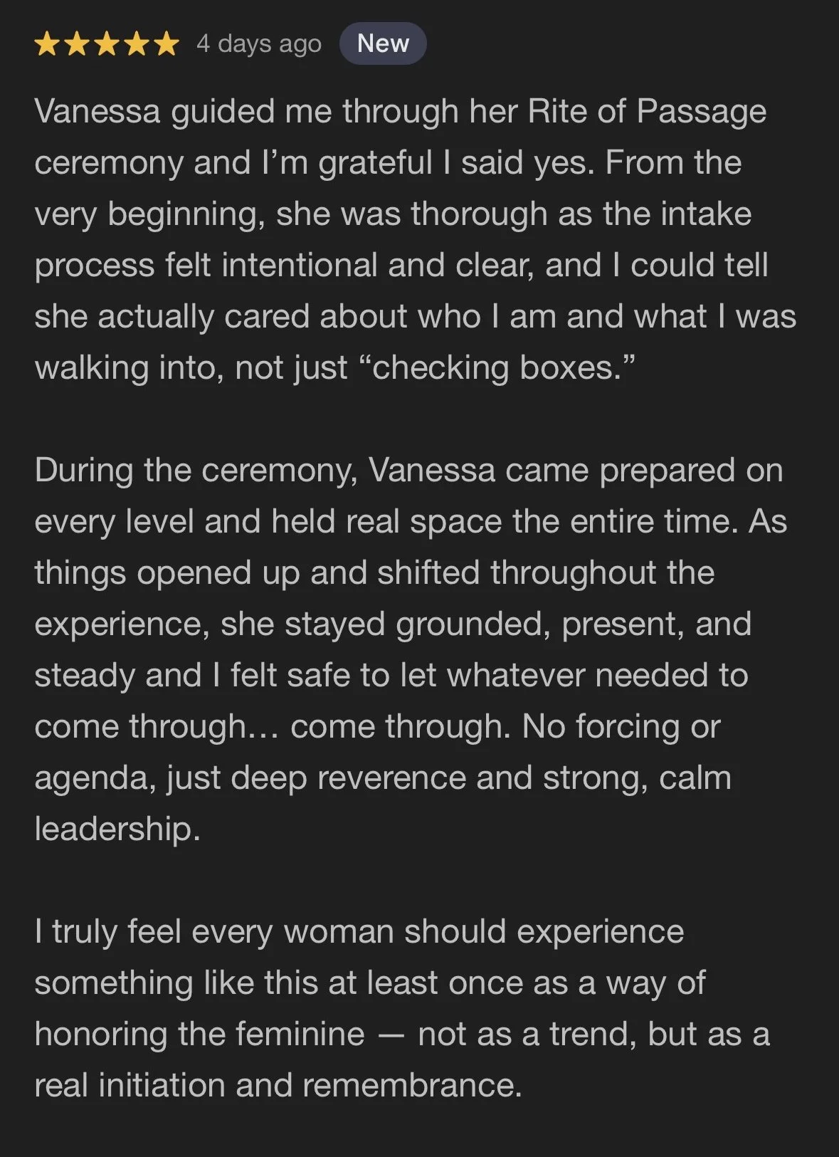 The Light Arts - client testimonial