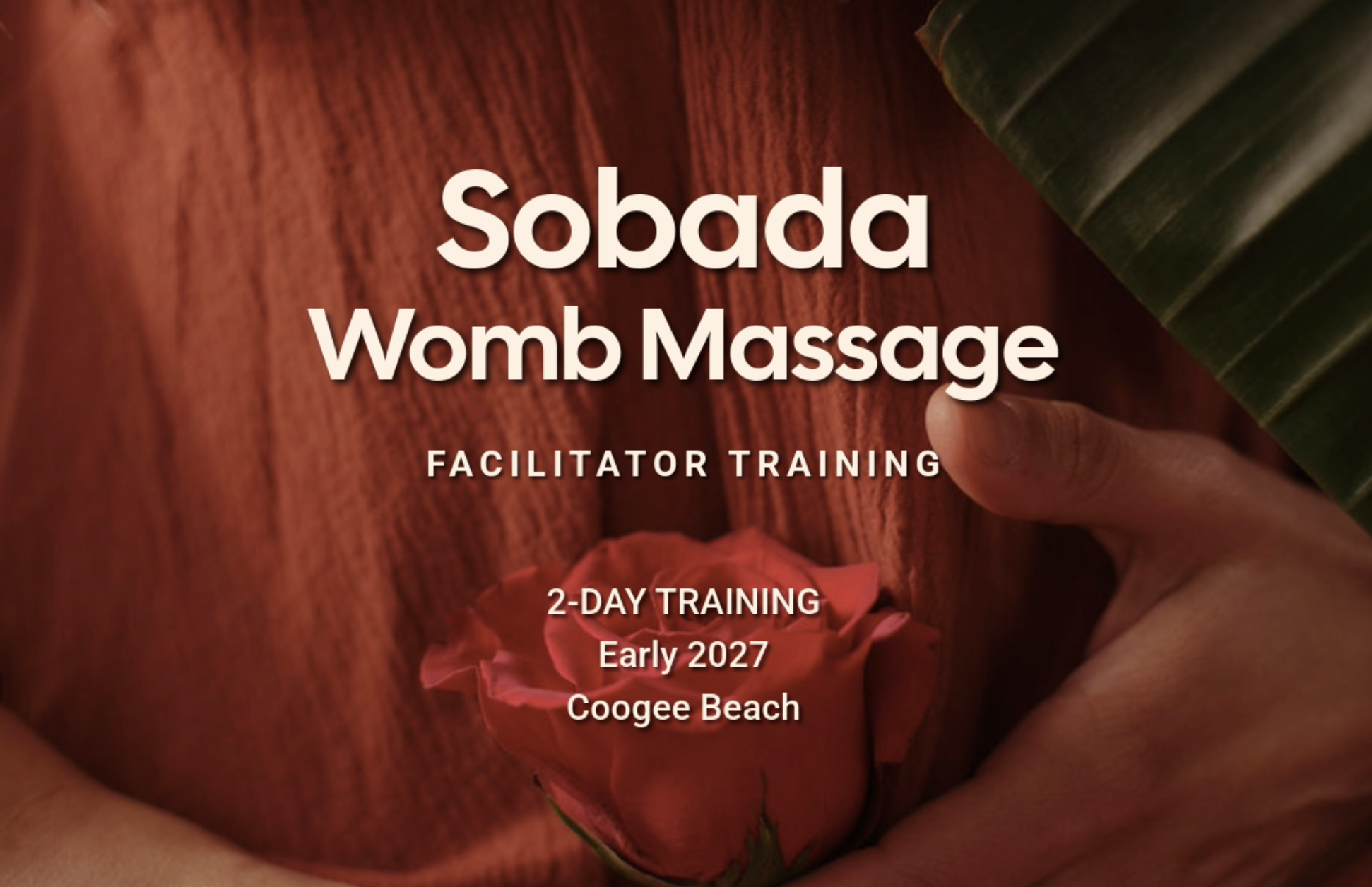 'Sobada' womb Massage Facilitator Training