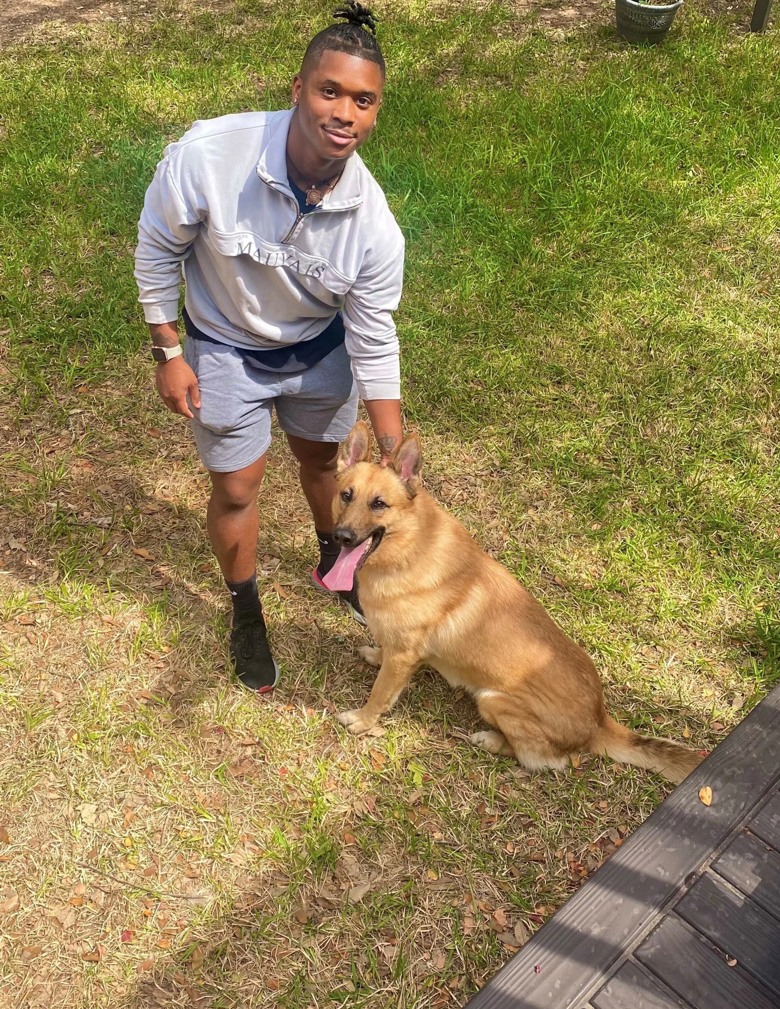 Carter, Chris's dog