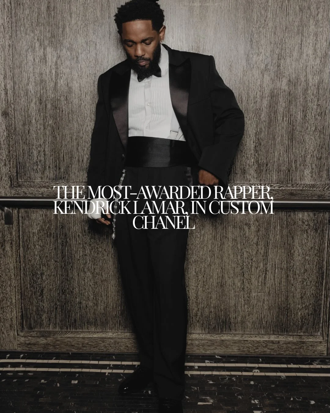 History was made and style was on full display. 🖤

@kendricklamar just accepted his award in custom @chanelofficial , designed by none other than Belgian creative @matthieu_blazy , and the moment was everything. Last night also marked a historical n