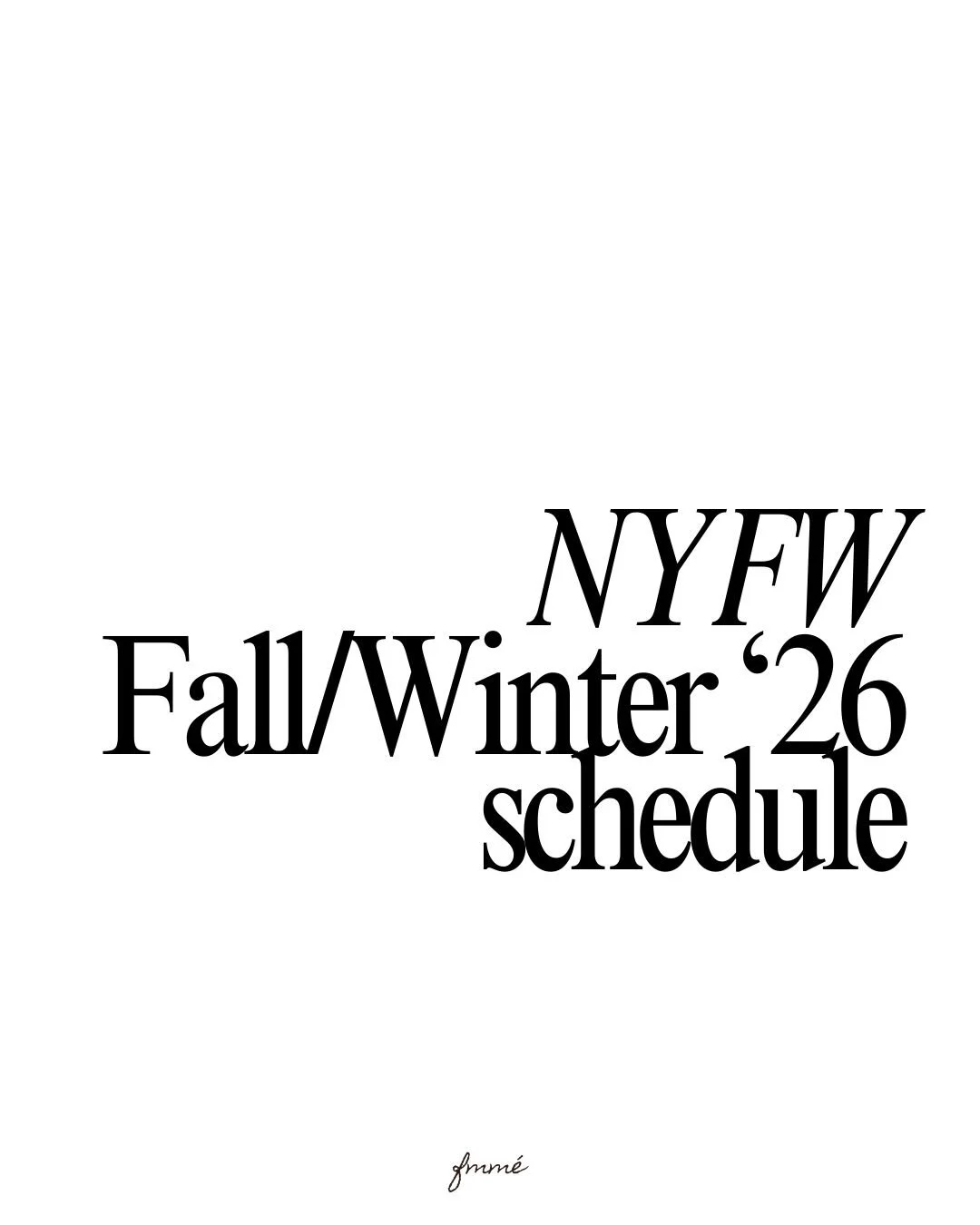 Fashion month is officially ON and New York Fashion Week Fall/Winter 2026 has dropped its full runway schedule, marking the moment the global fashion calendar spins into high gear. From Proenza Schouler kicking things off on February 11 to major Amer