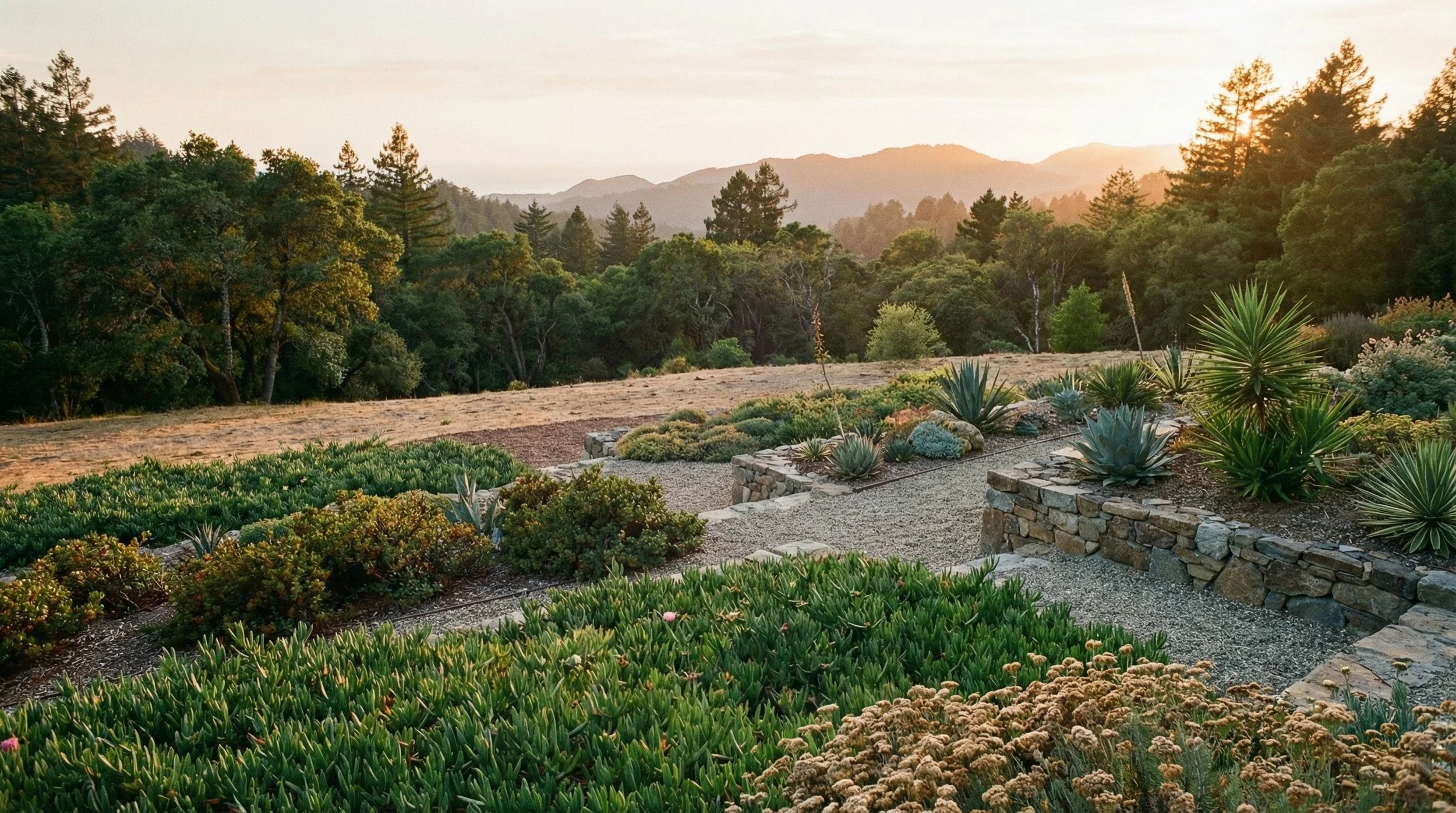 Fire-wise groundcovers reducing fire risk in Santa Cruz County