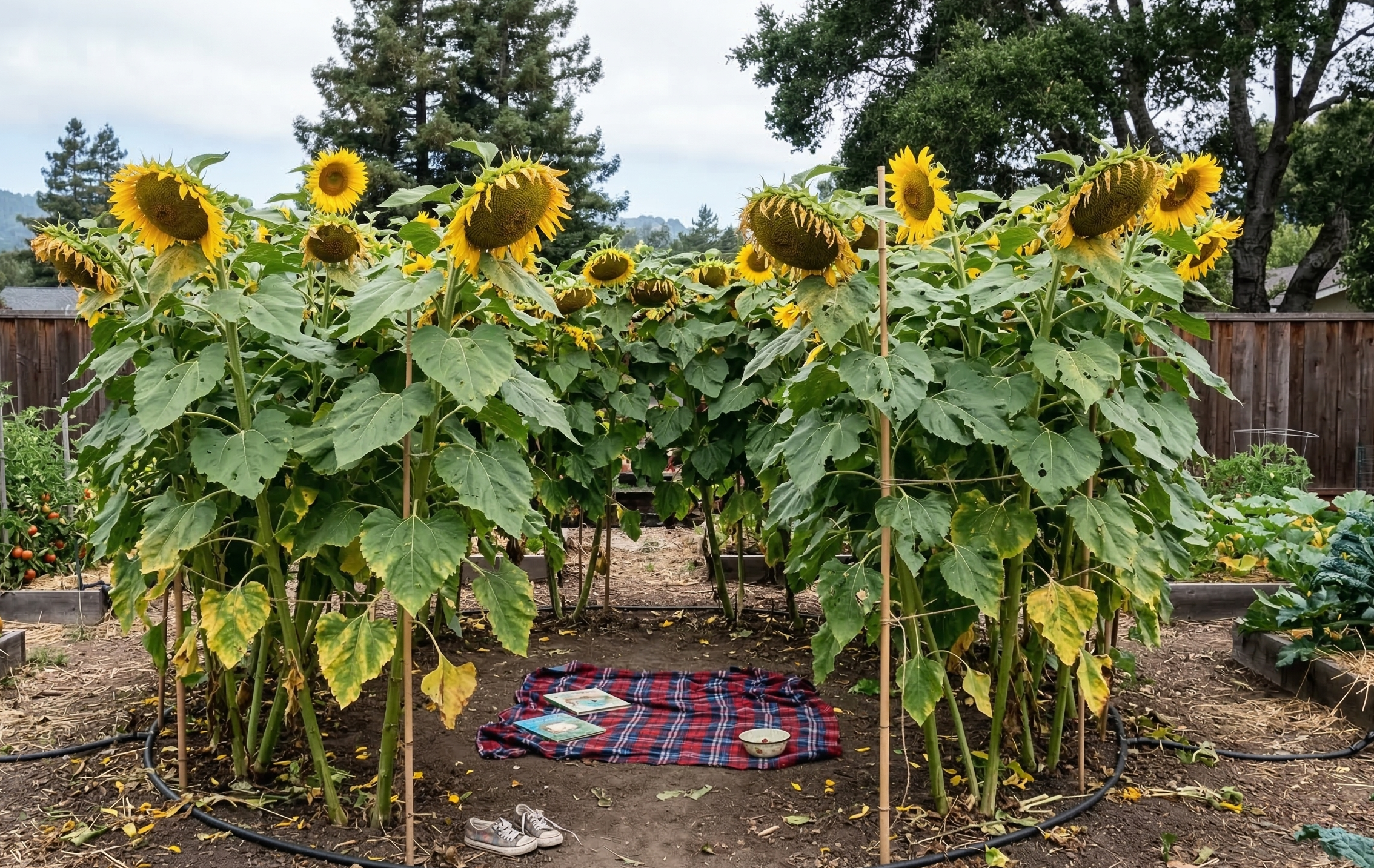 How to Grow a Sunflower Fort (A Living Playhouse for Kids)