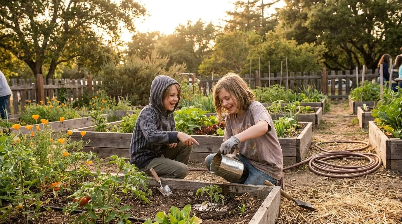 How to Start a School or Classroom Garden in California
