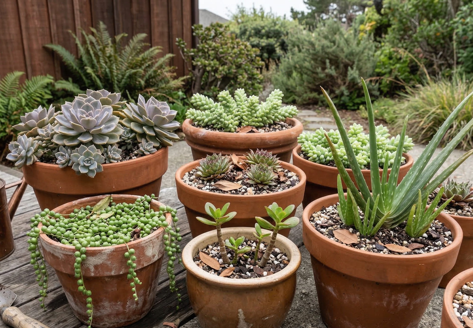 Succulent Container Gardens in California | Design, Soil & Care
