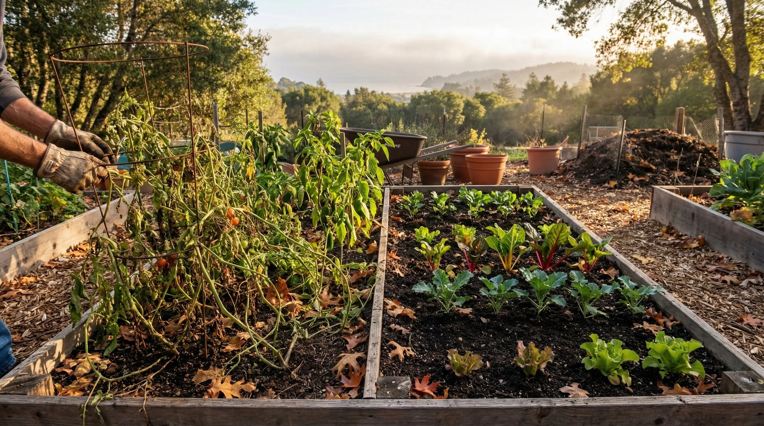 How Do I Transition My Summer Garden to a Fall/Winter Garden?
