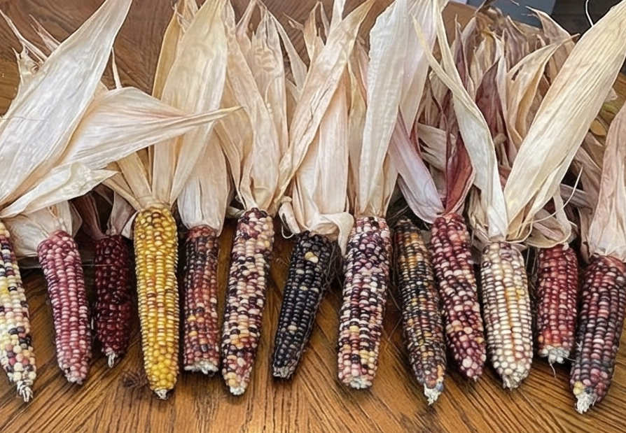 Boulder Creek popcorn harvest - glass gem