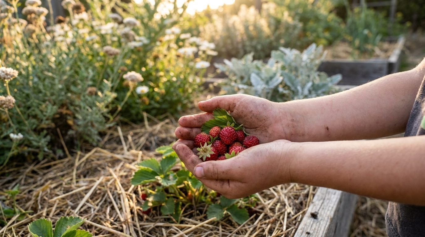 Growing Strawberries With Kids in California: An Easy Perennial Win