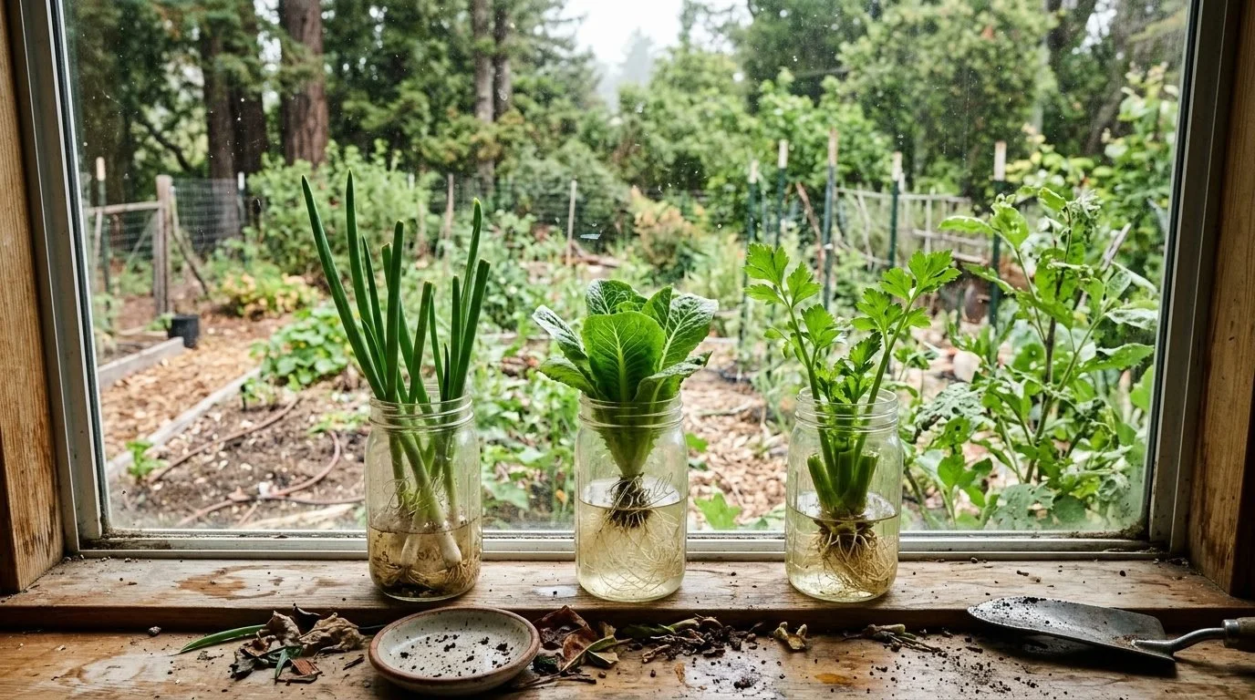 15 Vegetables You Can Grow From Kitchen Scraps in California
