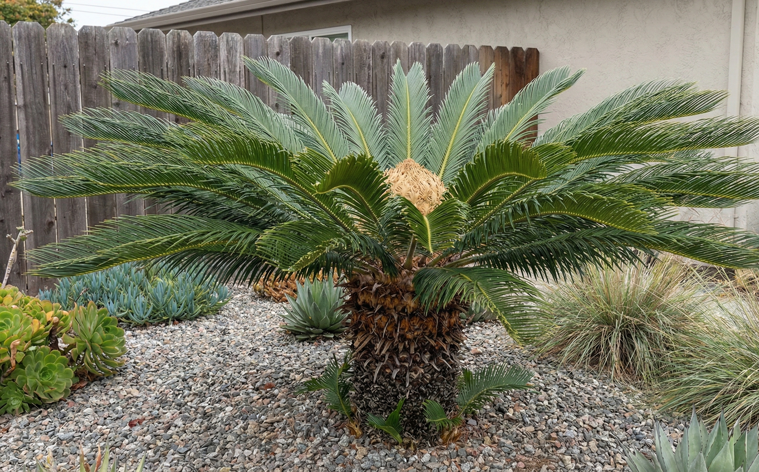 Sago Palm in San Jose yard
