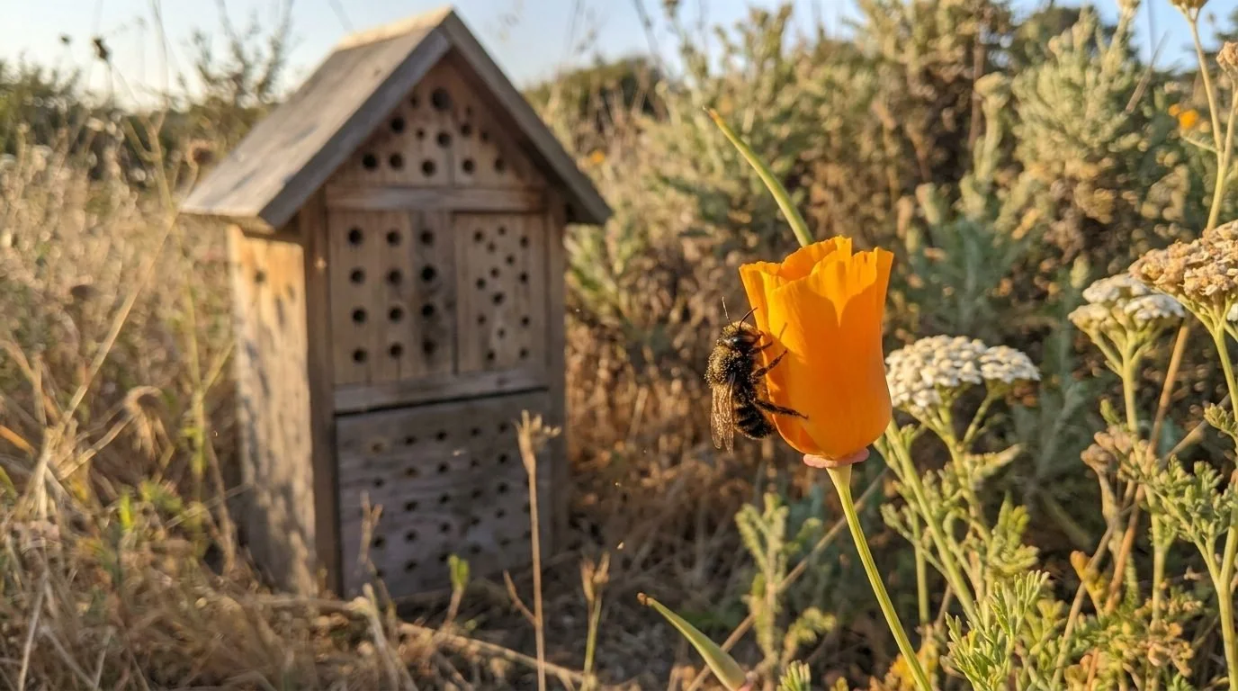 Supporting Native Bees in Your California Garden (No Hive Needed)