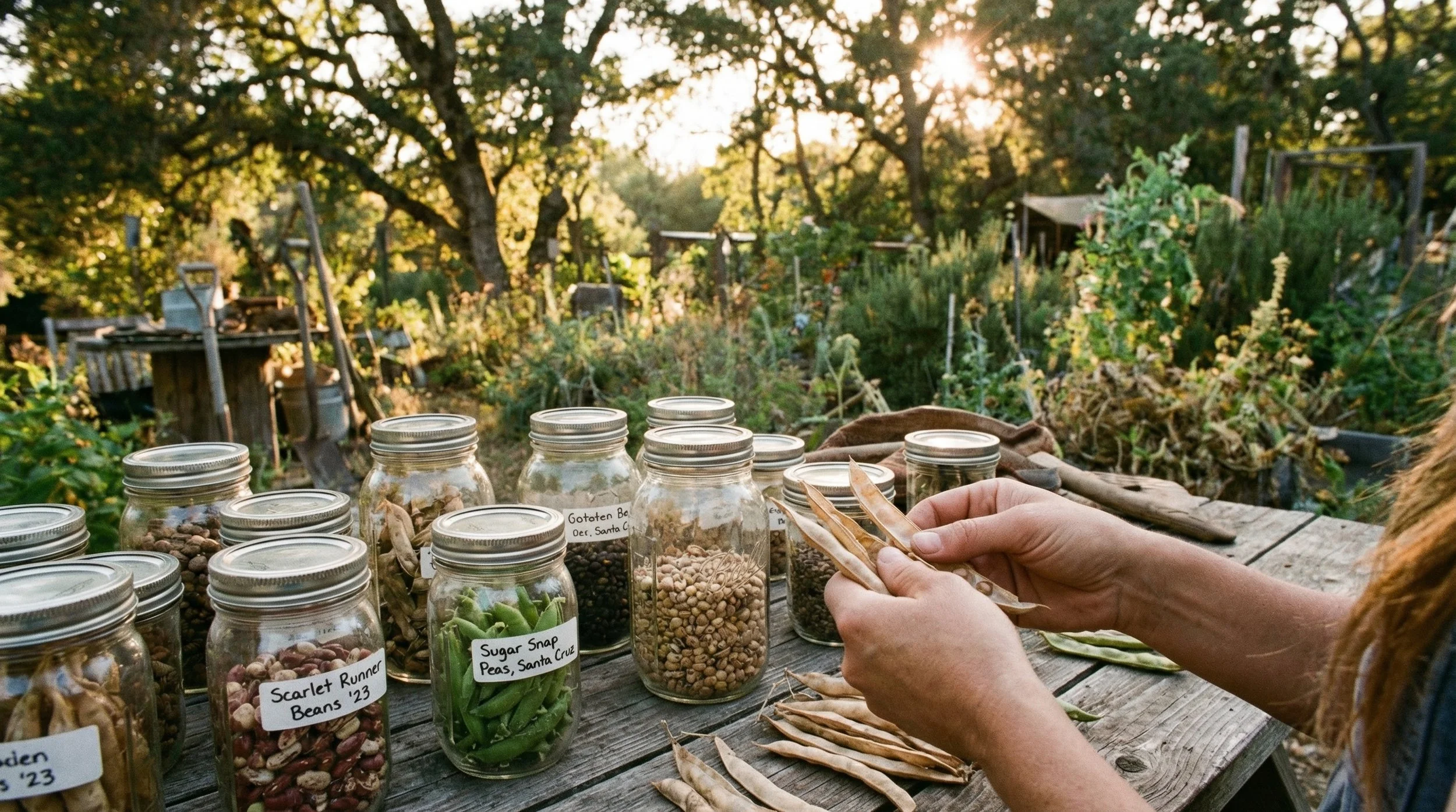 Saving Bean and Pea Seeds