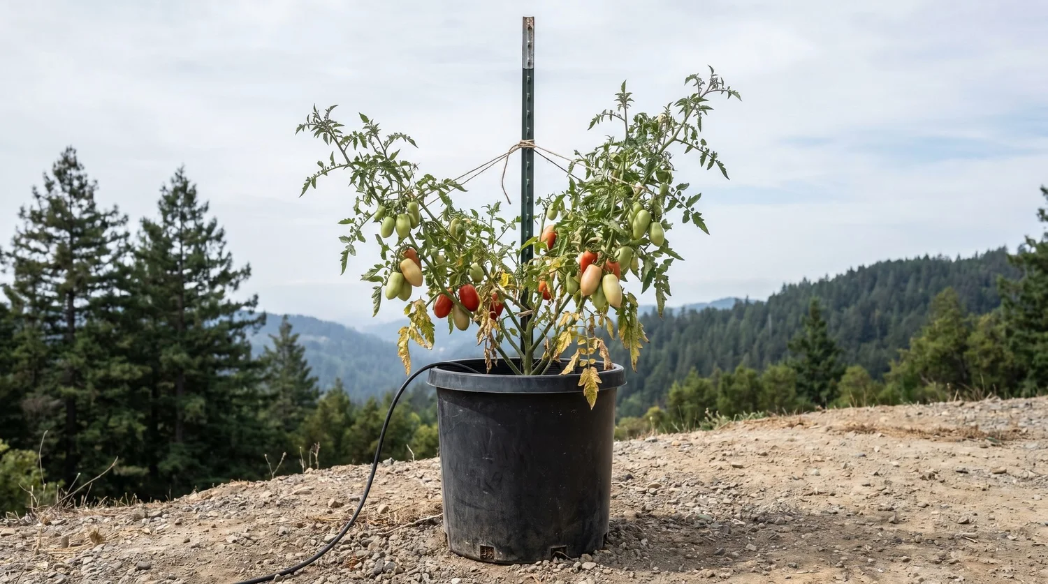 Growing Roma Tomatoes in the San Lorenzo Valley