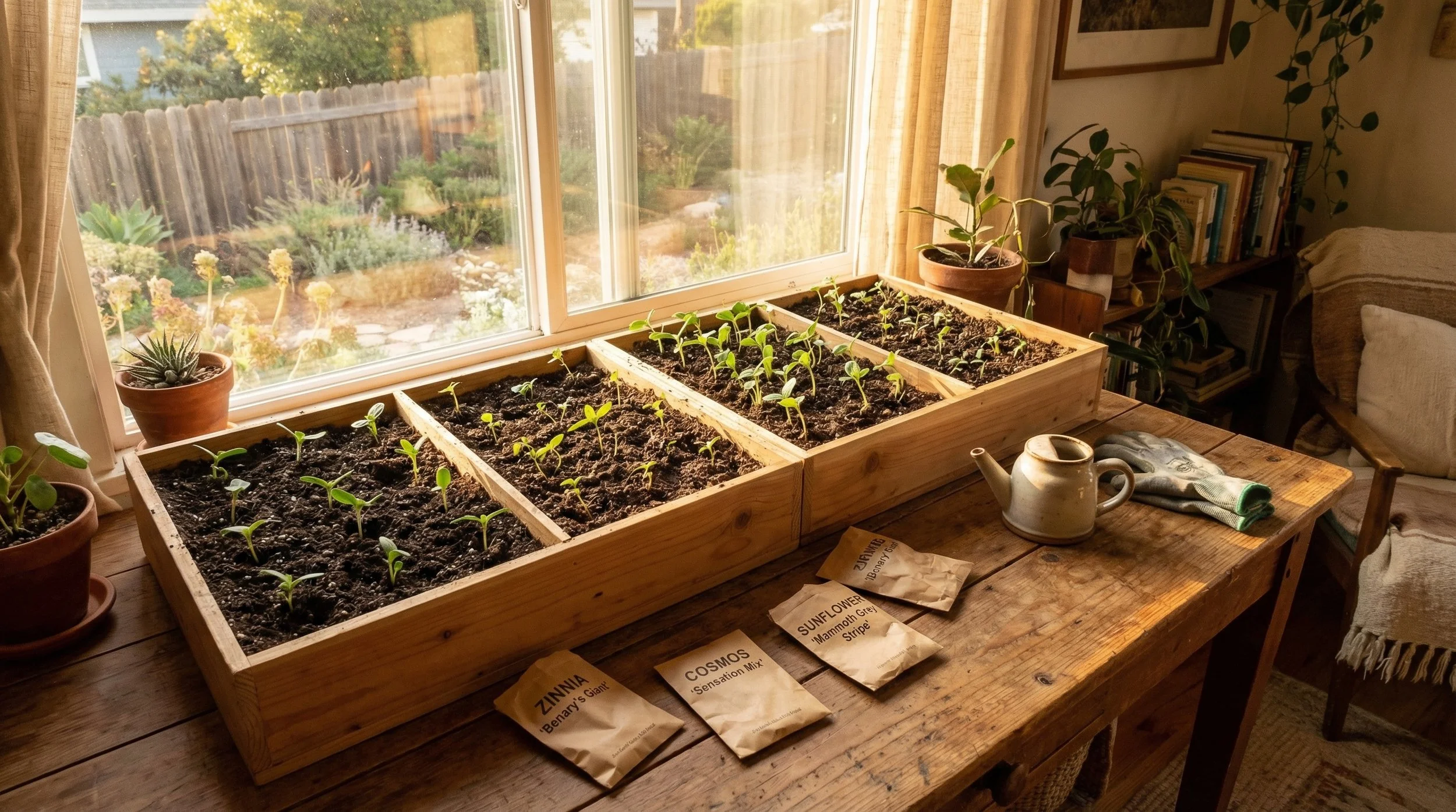 Growing Cut Flowers from Seed in Santa Cruz County