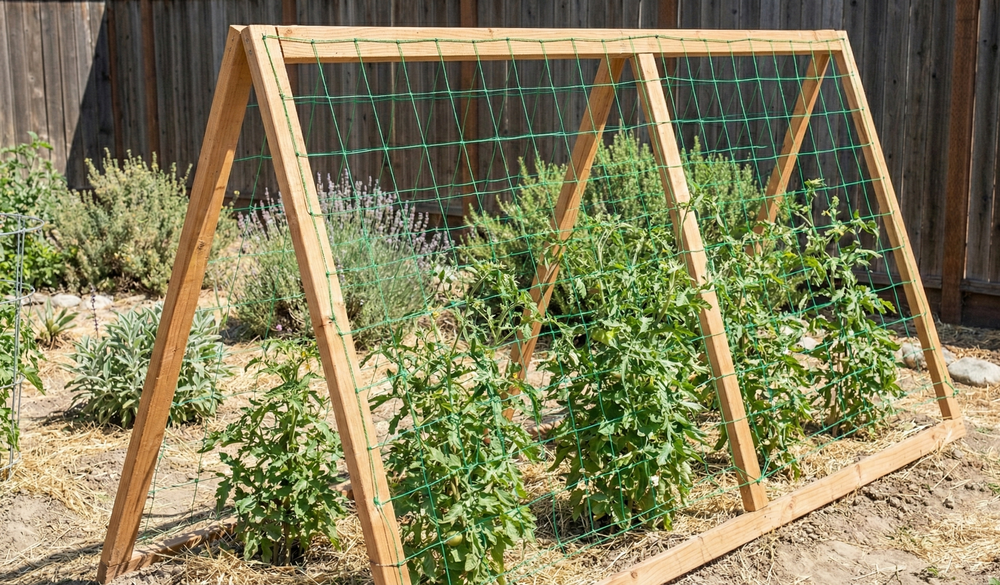 Trellising Process Tomato Trellising Techniques | Santa Cruz & Bay Area Guide
