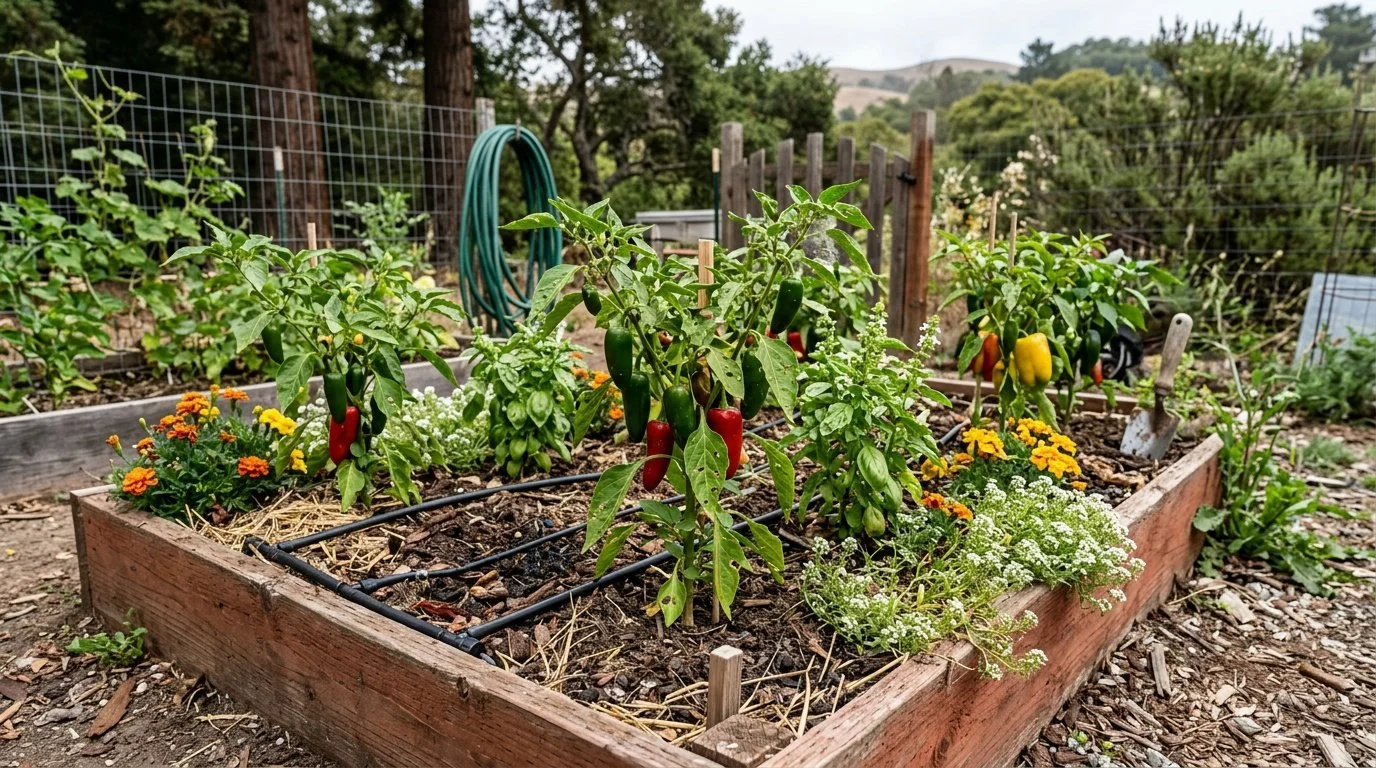 12 Companion Plants That Boost Pepper Plants in California