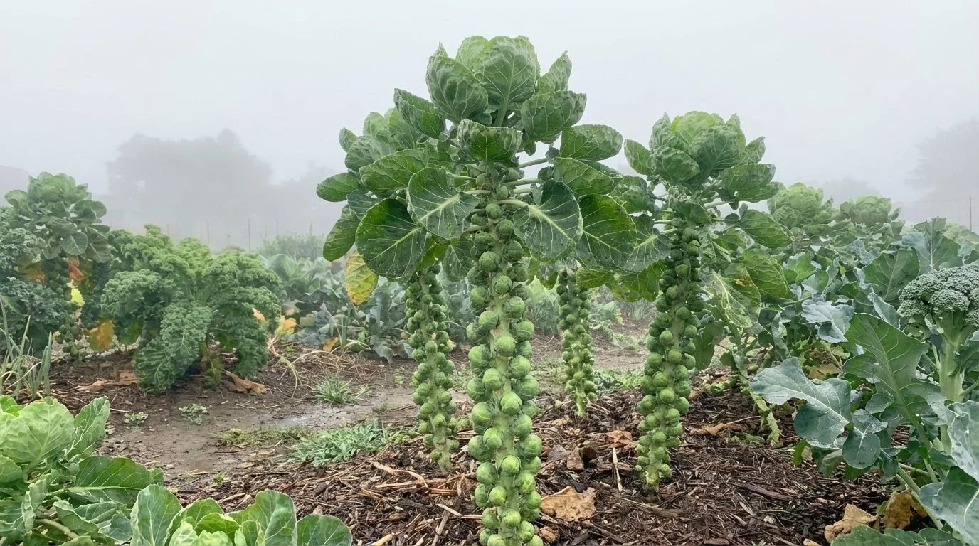 Growing Brussels Sprouts in Santa Cruz County | Cool Climate Guide
