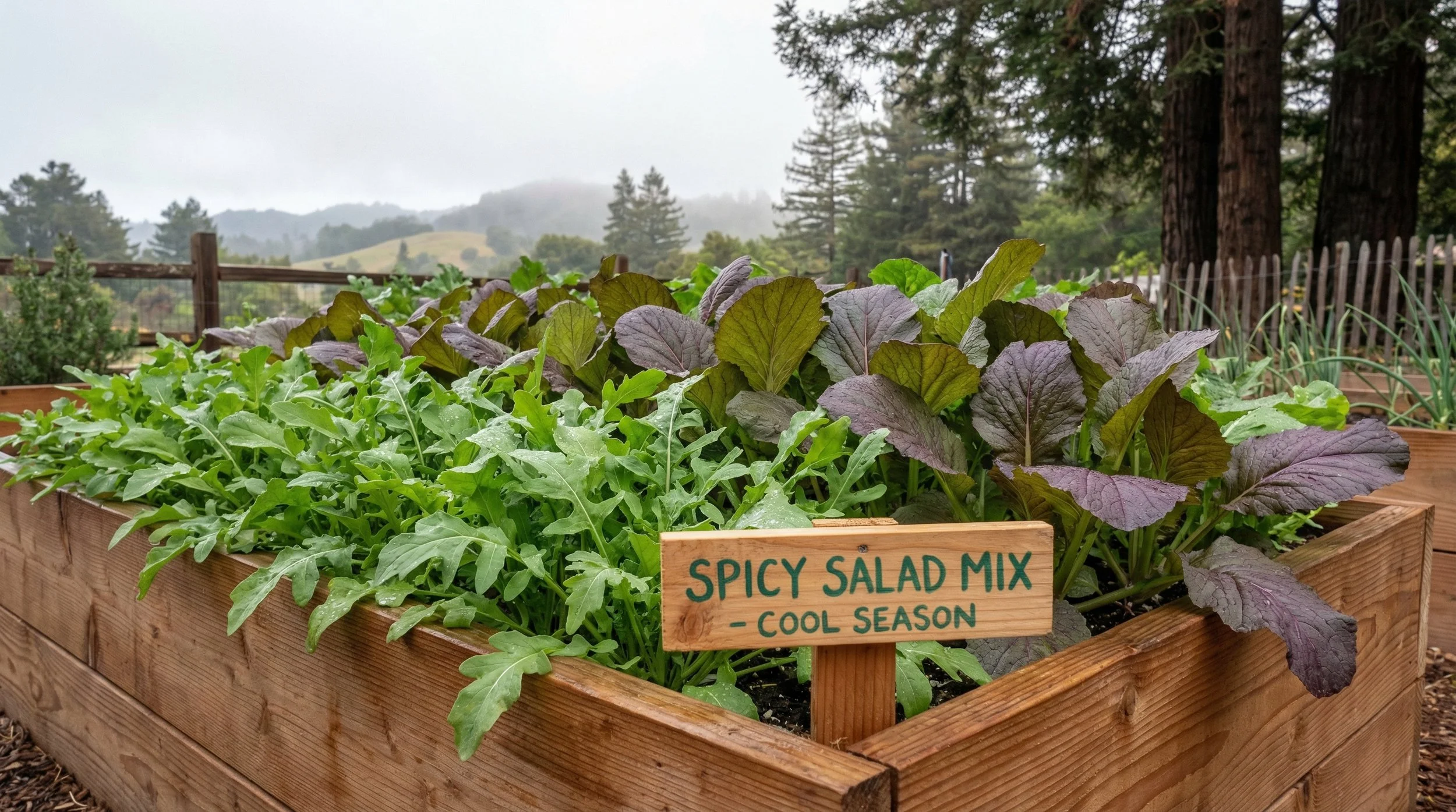 Growing Arugula and Mustard Greens in Santa Cruz