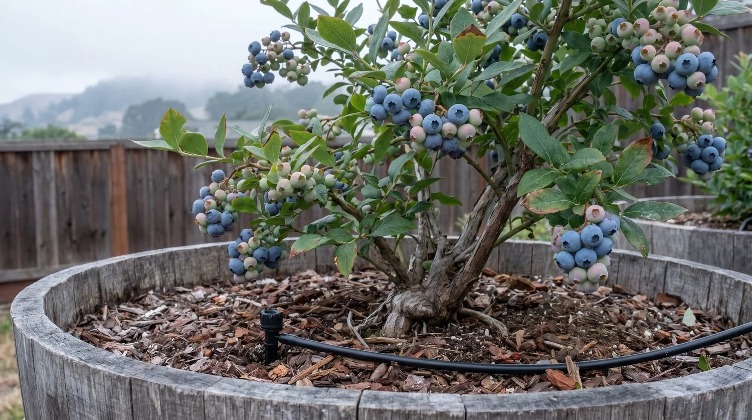 Growing Southern Highbush Blueberries in the Coastal Fog Belt