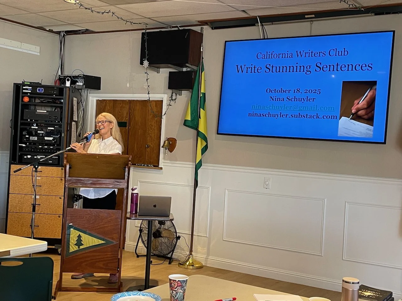 Award-winning author and teacher Nina Schuyler