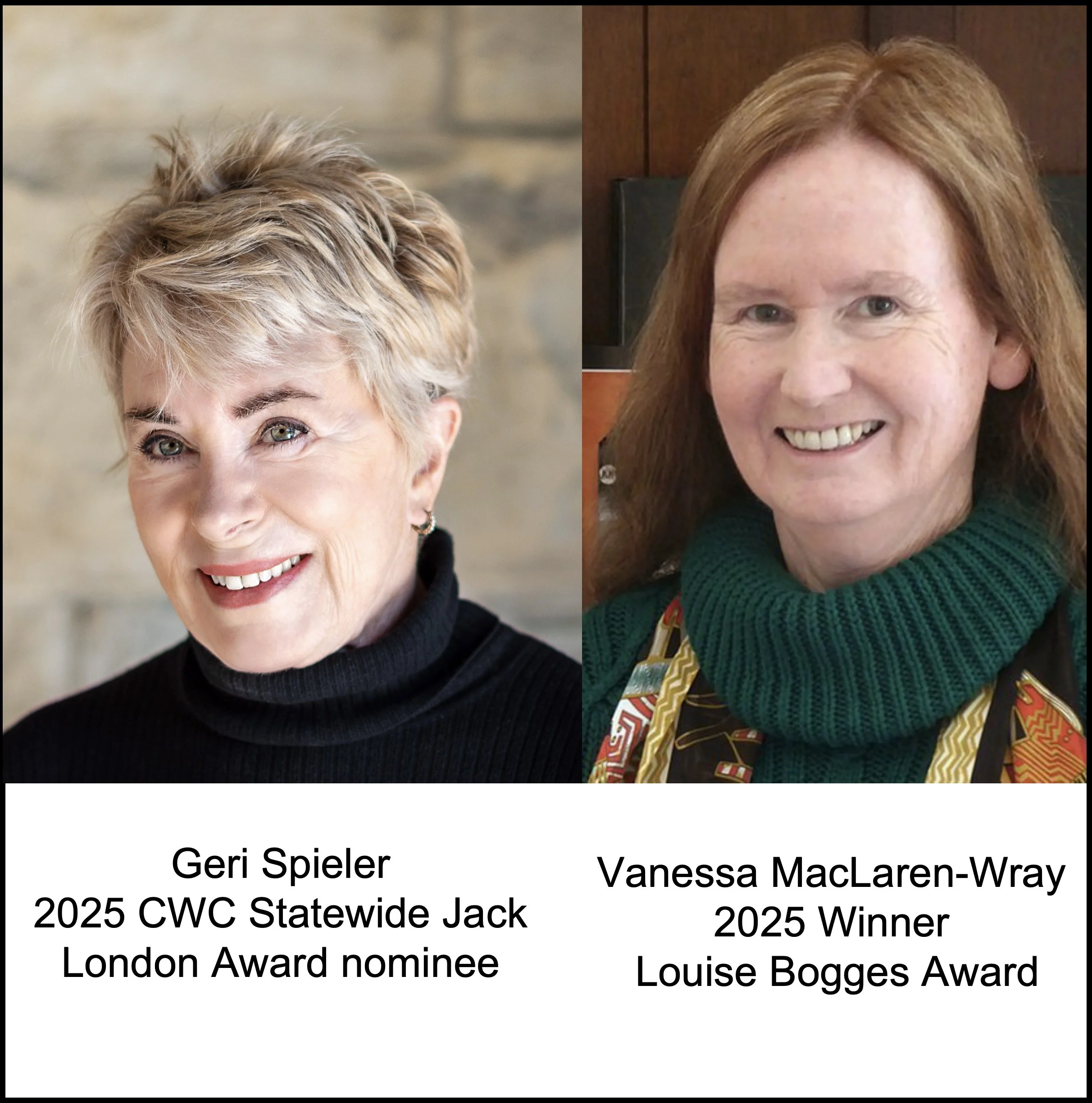 Geri Spieler and Vanessa MacLaren-Wray win awards