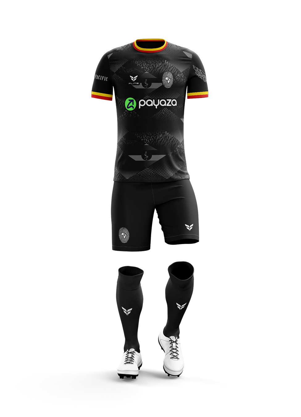 Mungu FC-JSS-Uniform-Uganda flag-Black-Front (1).png