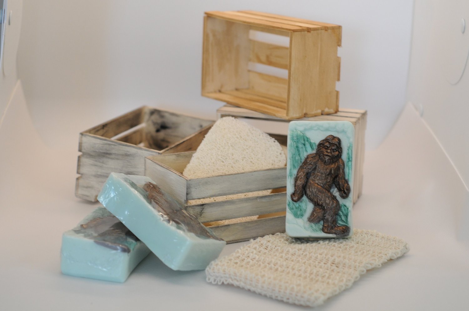 Sasquatch Bigfoot Body Wash Soap And Body Lotion Gift Set Travel Set  Collectible