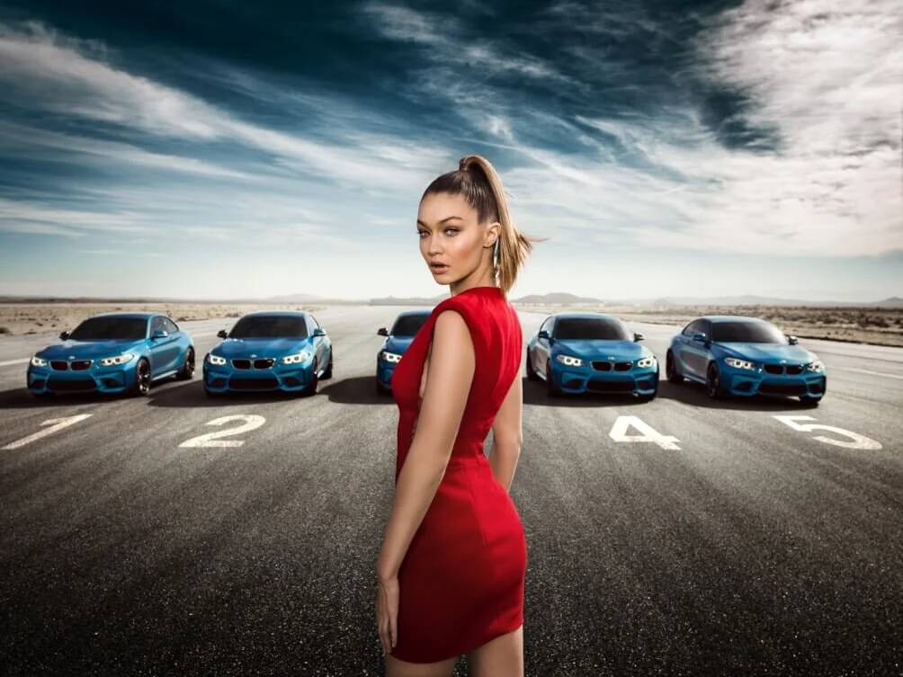 THE NEW BMW M2 BY GIGI HADID