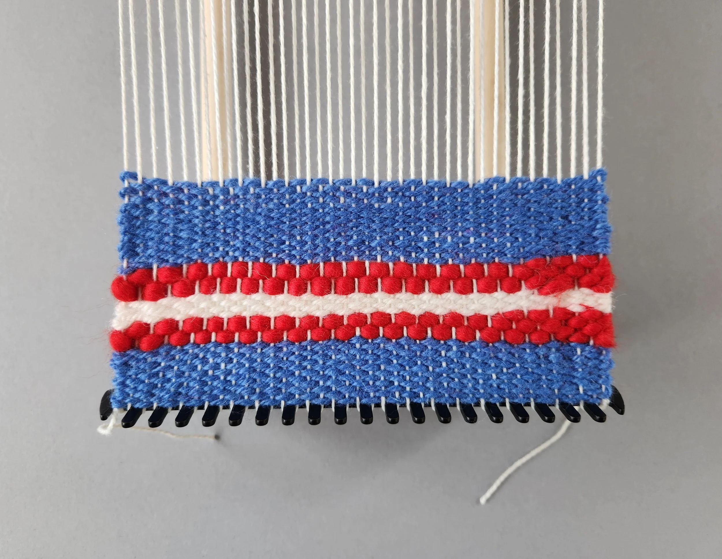 3. Finishing your weaving and removing it from the loom