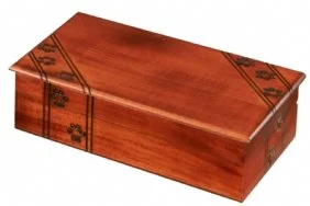 Polish Cherry Paw Print Urn