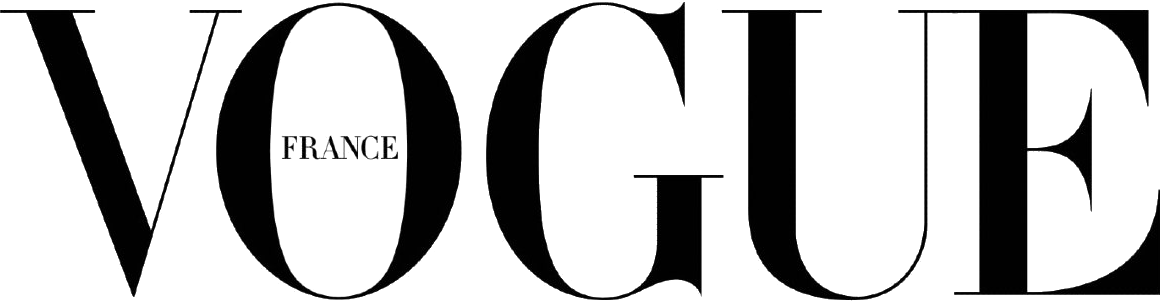 The logo of Vogue magazine featuring the word "VOGUE" in large black font with the word "FRANCE" inside the letter "O".